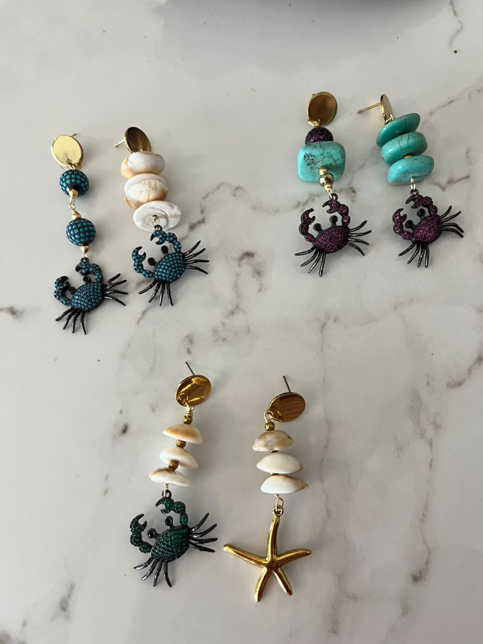 Pendientes CANGREJITOS